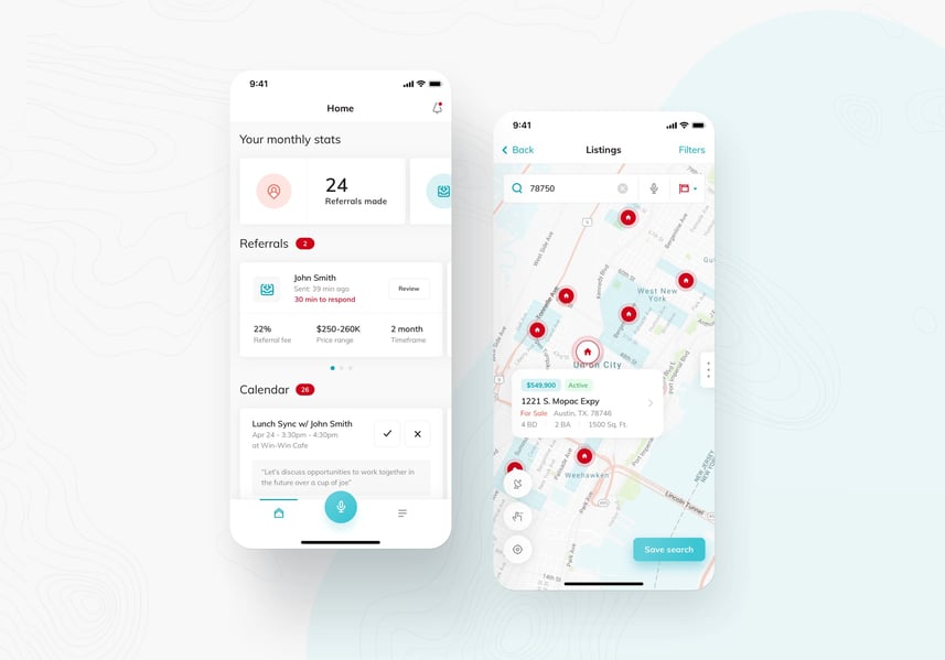 keller williams app interface