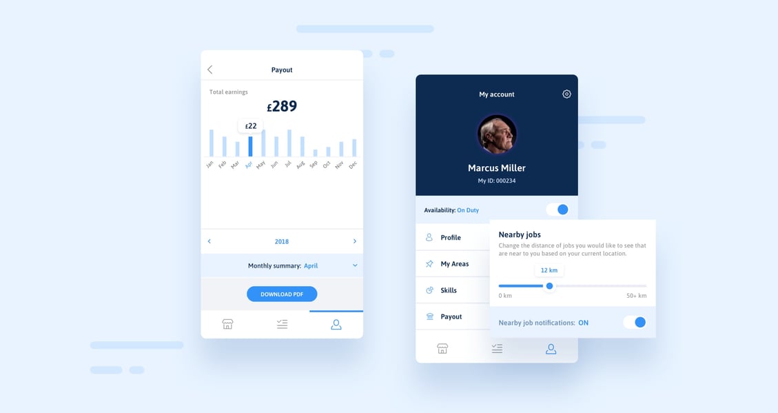 Shepper - React Native application job services app by Netguru
