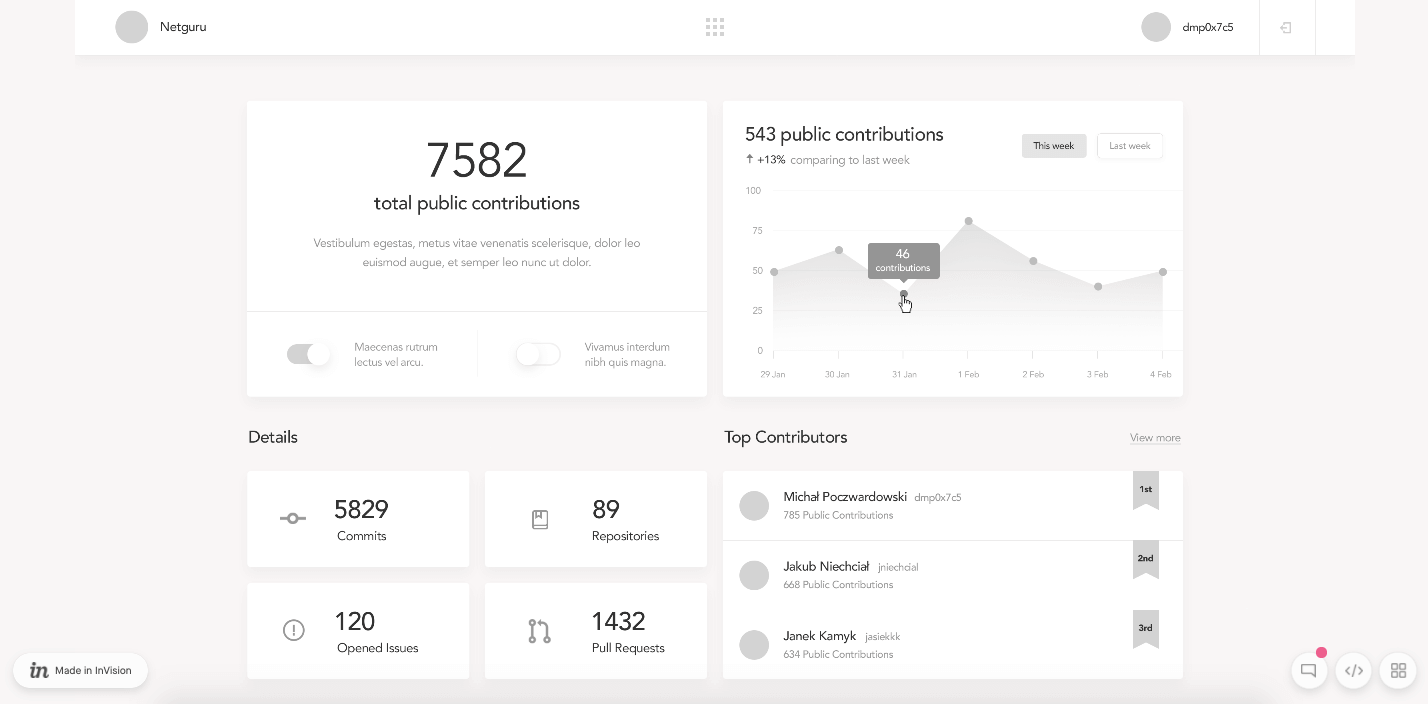single-page wireframe