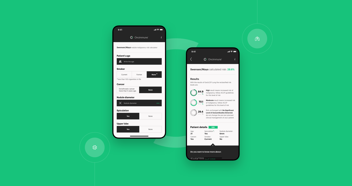 Oncimmune - Health App developed by Netguru